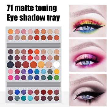 

NEW 71 Colors Matte Eyeshadow Palette Makeup Powder Eye Shadow Makeup Tray