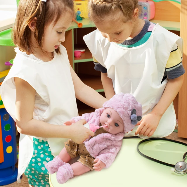 12inch Unfinished Reborn Doll Fashion Dress Up Vinyl Simulation Reborn Baby Soothing Blank Doll DIY Toy Children Birthday Gifts 3