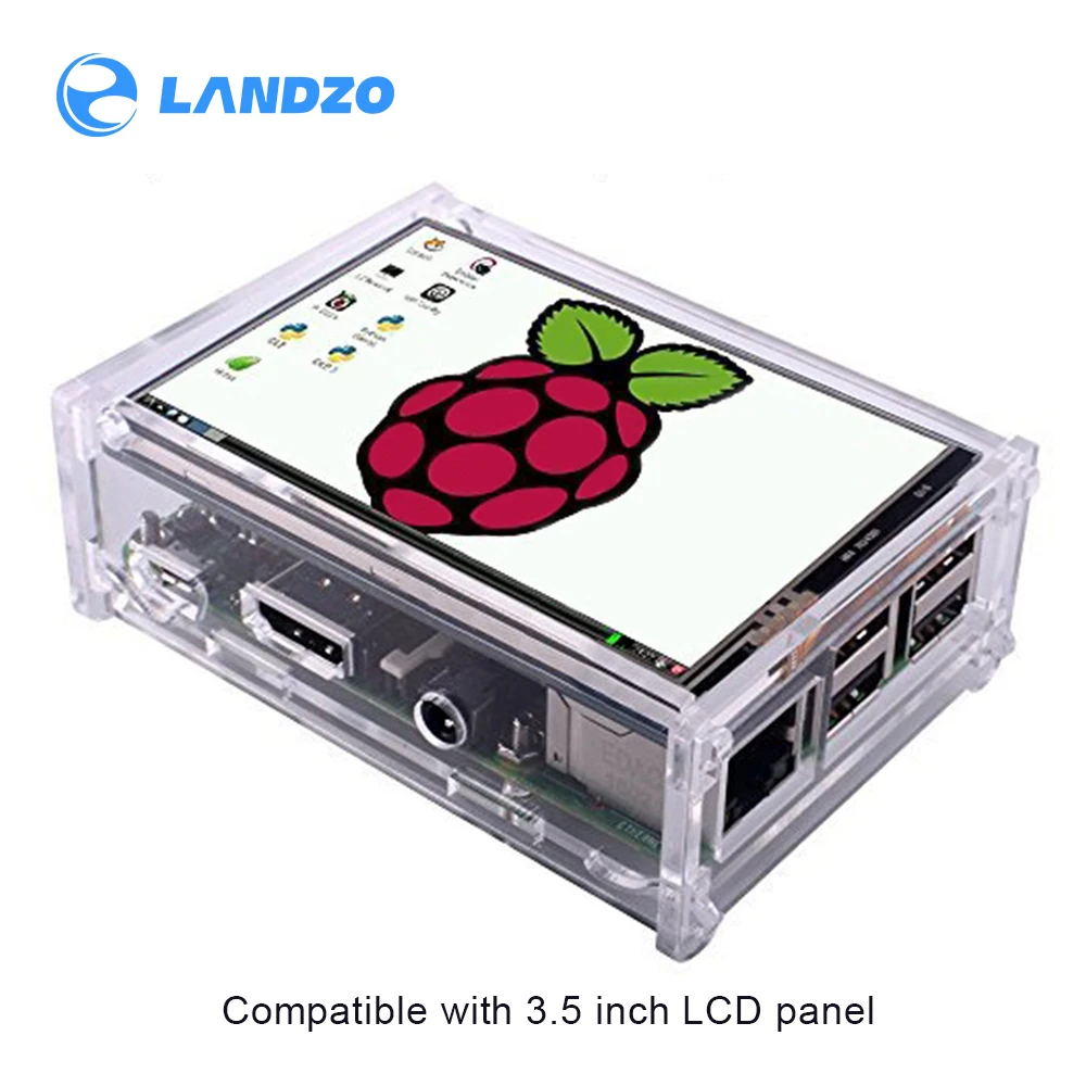 

3.5-inch LCD Touch Screen Display Case for Raspberry Pi 3 B+ Raspberry Pi 2 Model B & Pi Model B