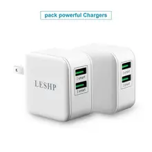 2 шт. зарядное устройство для автомобиля с двумя портами USB Портативный стены Зарядное устройство 5 V/3.1A Выход 15,5 Вт путешествия Зарядное устройство адаптер с складная вилка для смартфона