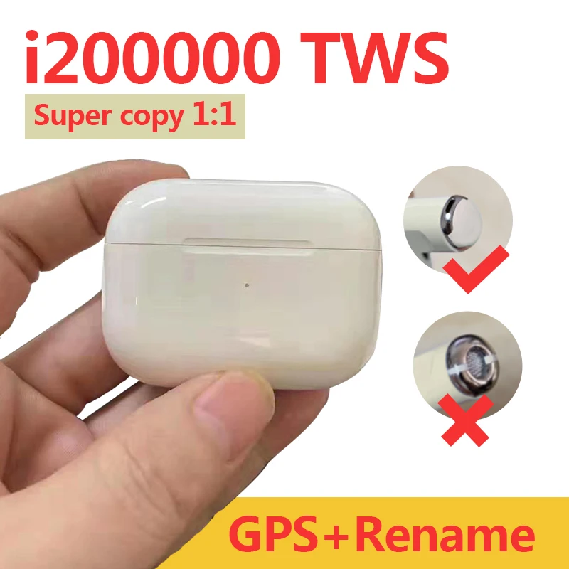 I200000 Tws 1:1 Air3 gps Rename беспроводные Bluetooth наушники умный сенсор чип Qualcomm PK H1 чип i9000 Pro Max i200000 TWS