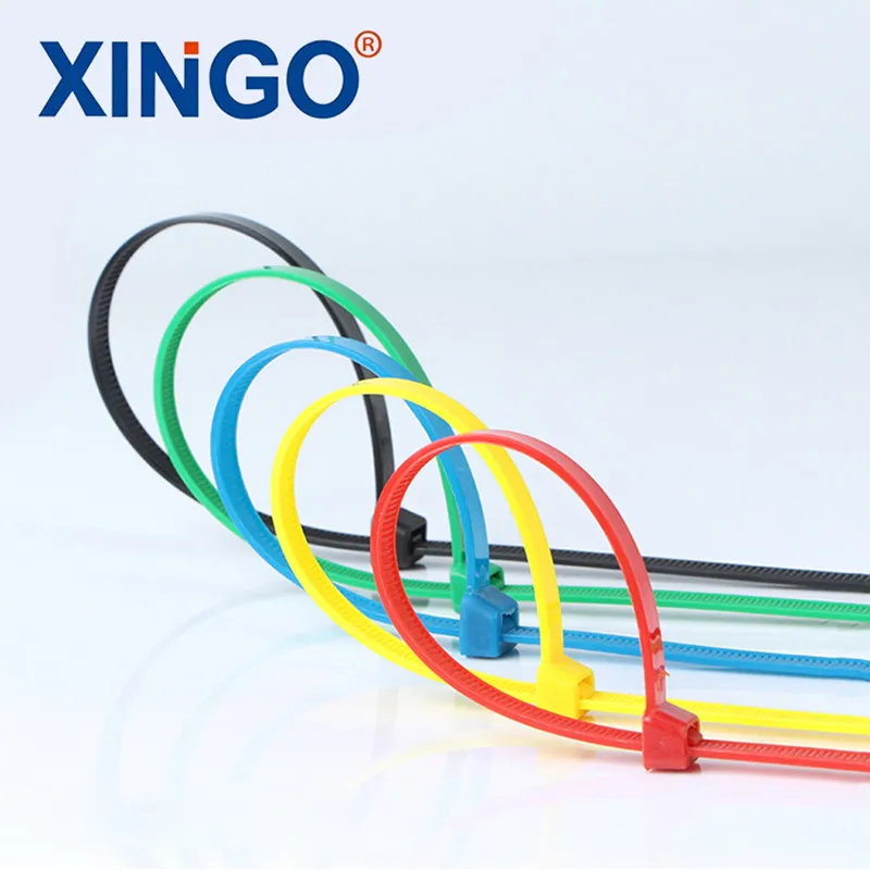 Xingo 3 6x150 мм самоблокирующиеся красочные нейлоновые кабельные застежки хомуты