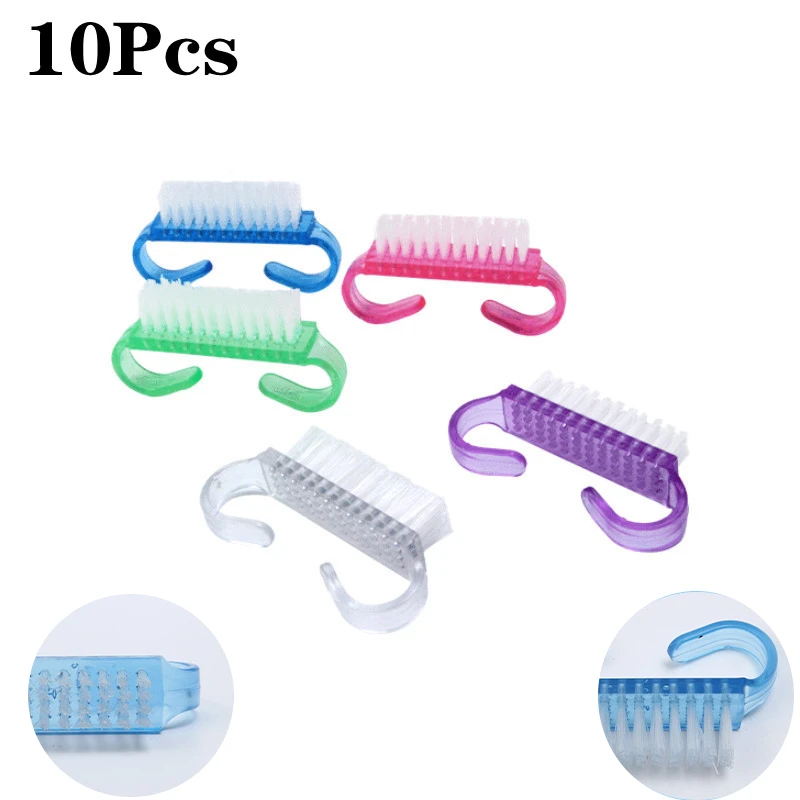 Cleaning Nail Brush Tools File Nail Art Manicure Pedicure Soft Remove Dust Plastic Dust Cleaning Brushes 10 Pcs/Lot nail art brushes,nail brushes,nail art tools,nail cleaning brush