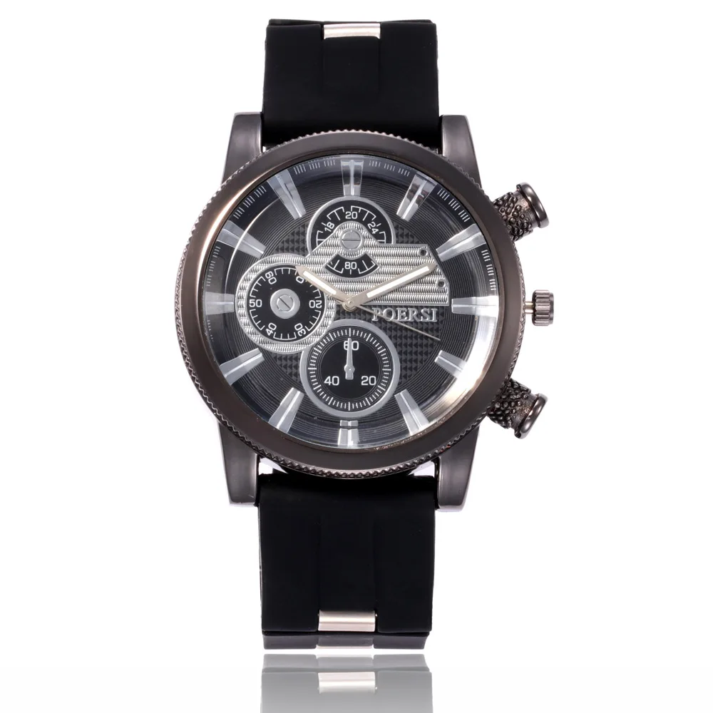 

Creative New Style Fashion & Sports Silicone Watch Men's Men Quartz Watch Wish Hot Selling a Generation of Fat