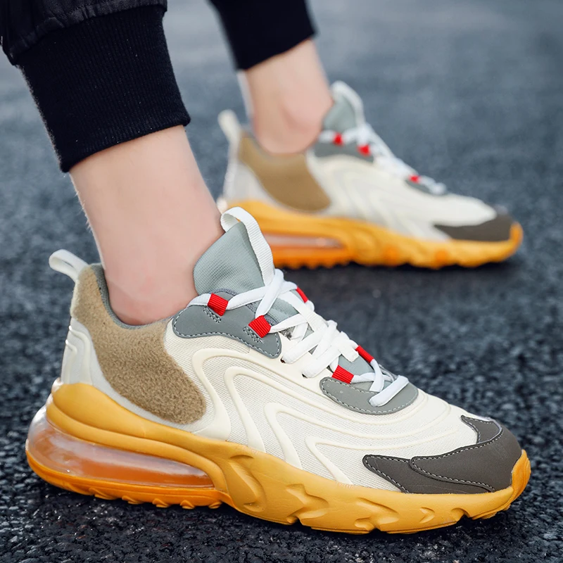 

New Sneakers Men Breathable Air Mesh Outdoor Sport Shoes Spring Autumn Lightweight Flats Training Running Shoes Zapatos De Hombr