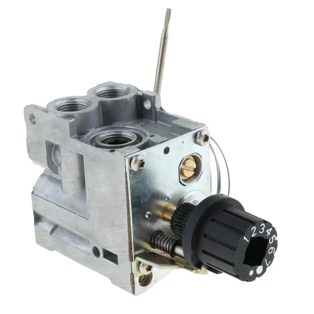 Gas Control Thermostat Valve for Fryer Oven and More 100-340℃ 50 mbar thermostatic gas control part