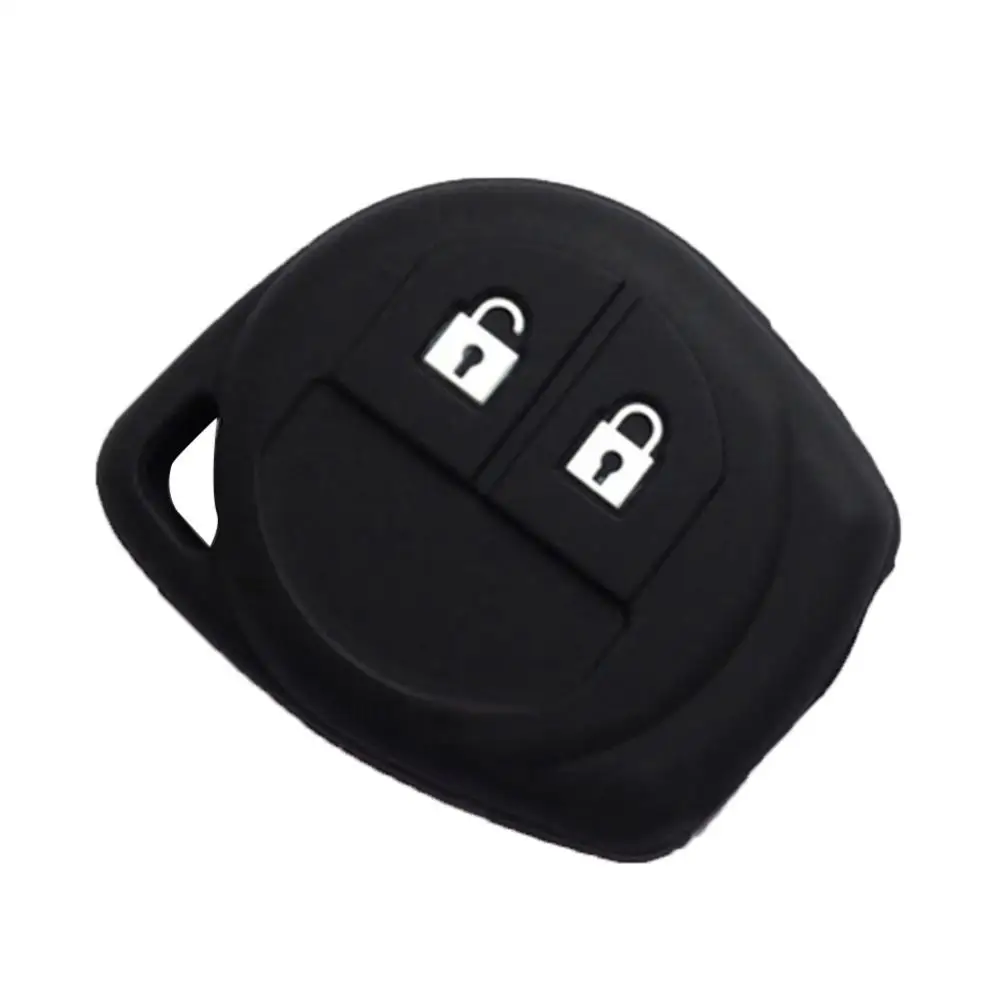Key Case Cover 2 Buttons Remote Key Fob Silicone Cover Case for SX4 Swift Vitara Liana Jimny Alto Ignis Esteem Key protection shell