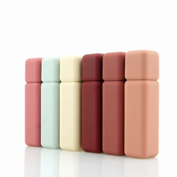 

Wholesale rubber paint lip glaze empty tube lip gloss tube can be customized logo makeup packaging material