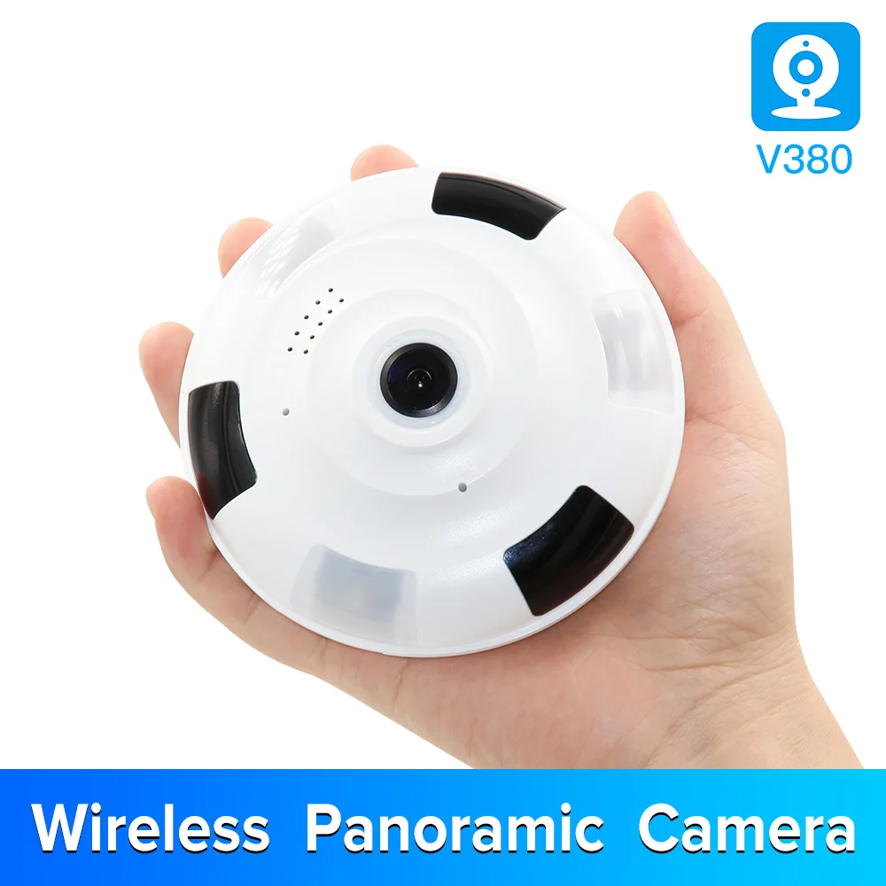 

1.3MP/2.0MP Full view WIFI 360 Degree Two way audio Panoramic 960P/1080P Fisheye Wireless Smart IP Camera V380