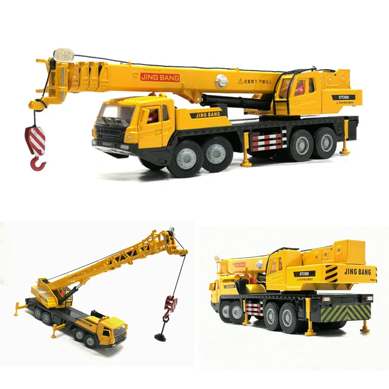 

High simulation 1:50 alloy engineering crane model children's toys collection gifts free shipping