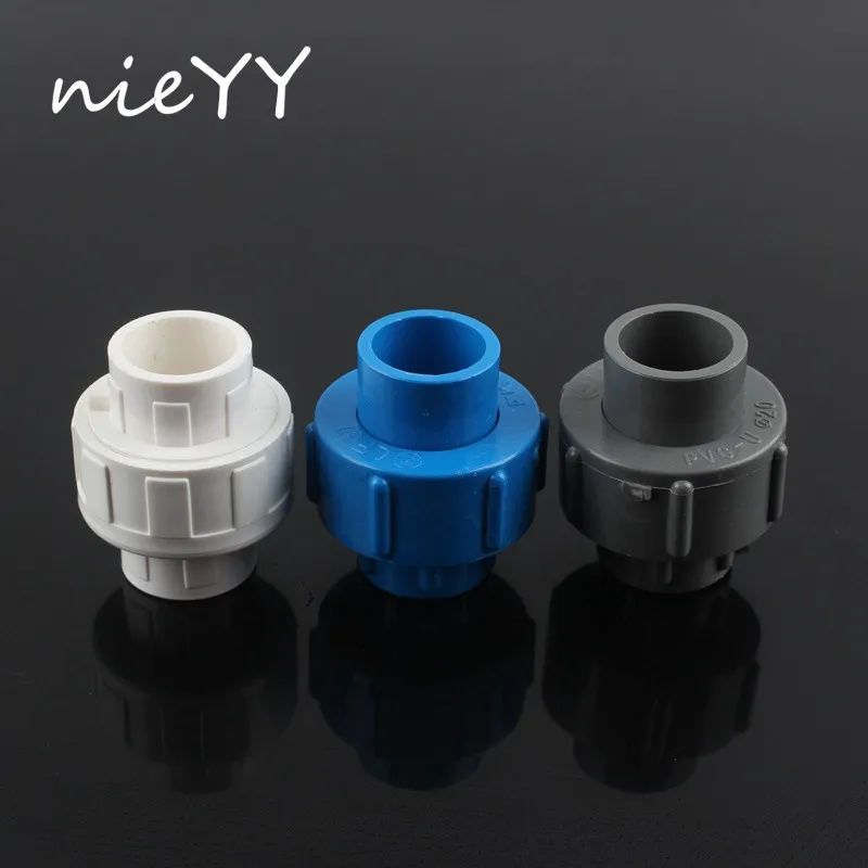 

1pc Inner Diameter 20Mm Union Connector Plastic Water Supply Pipe Fittings Water Pipe PVC Joints Easy Install Detachable
