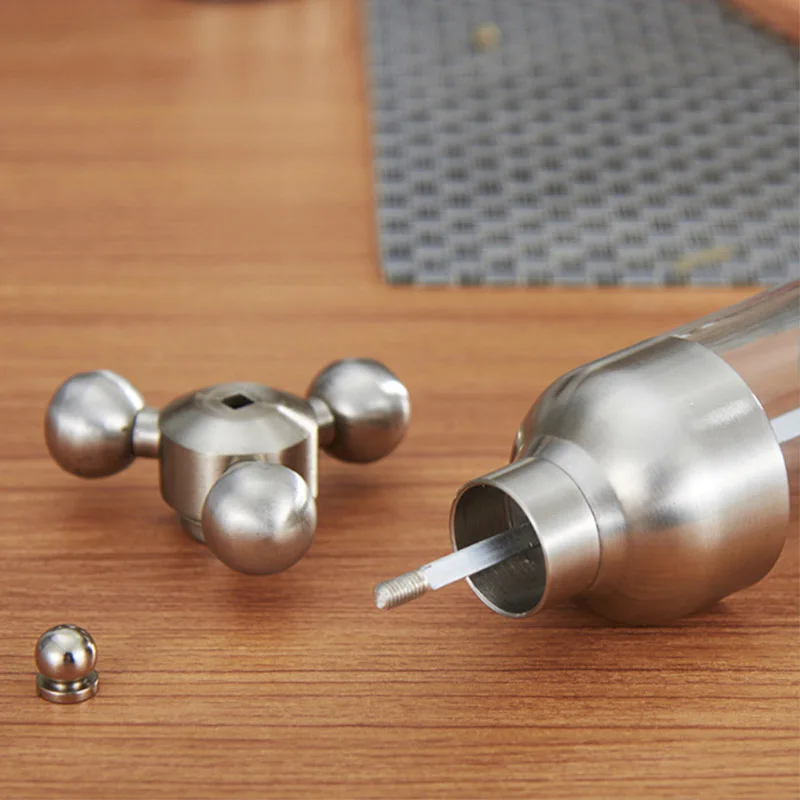 Кран клапан форма ручная мельница для перца нержавеющая сталь шифовальный станок кухонный инструмент L99
