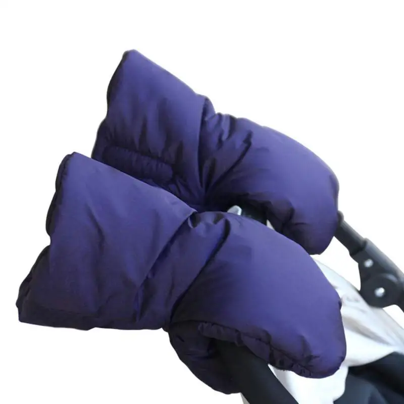

Winter Pram Hand Muff Baby Carriage Pushchair Fleece Hand Cover Gloves Warm Fur Fleece Hand Buggy Clutch Stroller Accessories