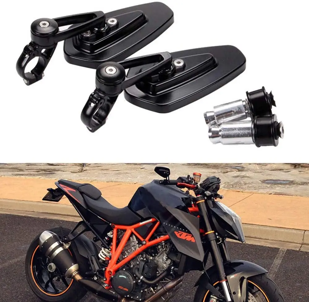 Зеркало для мотоцикла 7/8 &quot22 мм moto Руль конец боковое зеркало заднего вида Kawasaki