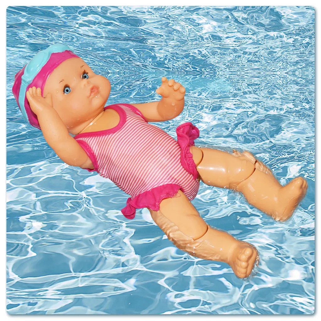 Водный Забавный плавательный бассейн, водонепроницаемая электрическая кукла для девочек, обучающая игрушка для детей, Boneca Menina, подарок на день рождения, Рождество