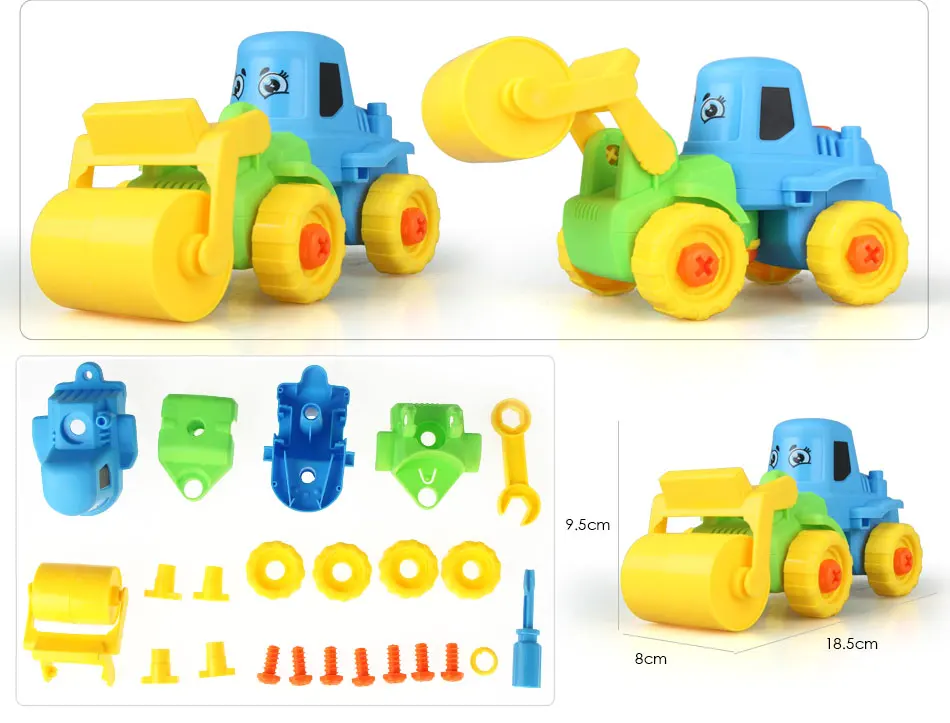 DIY съемный гайка ходового винта Комбинации разборки автомобиля игрушки, пазлы интеллект навыки обучающие игрушки для детей