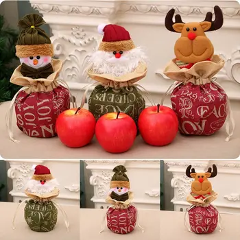 

Christmas Candy Storage Bag Holder Kids Xmas Gift Organizer Tree Decoration C90E