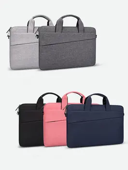 

NEW Waterproof Women Men Laptop Bag 13.3 14.1 15.4 ‘’ Case for Macbook Air touch bar Sleeve with Belt ST03S