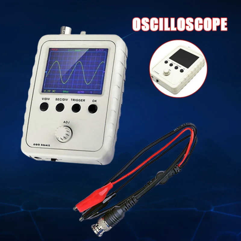 

DSO150 Shell Oscilloscope Kit Fully Assembled Original Technology DS0150 DIY Digital Oscilloscope VJ-Drop