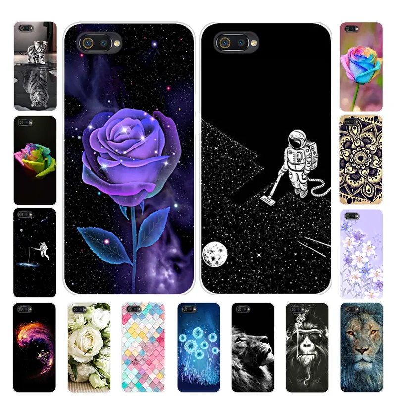 Case For OPPO Realme C2 Cover Silicone Soft TPU Flower fundas For OPPO Realme C2 Case RMX1941 Phone Cases Realme C2S C 2S Coque