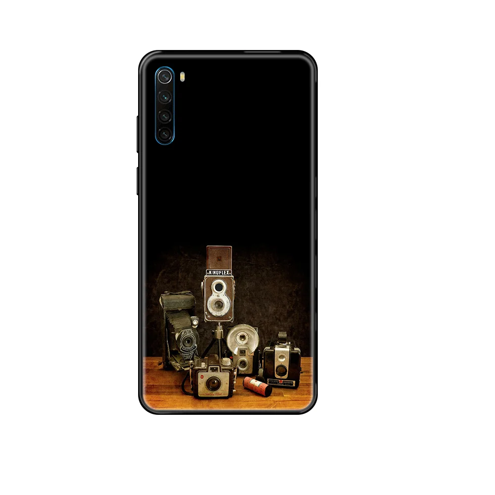 luxury Camera retro kodak Phone case For Xiaomi Redmi Note S2 4 5 6 7 8 A S X Plus Pro black trend bumper art hoesjes pretty