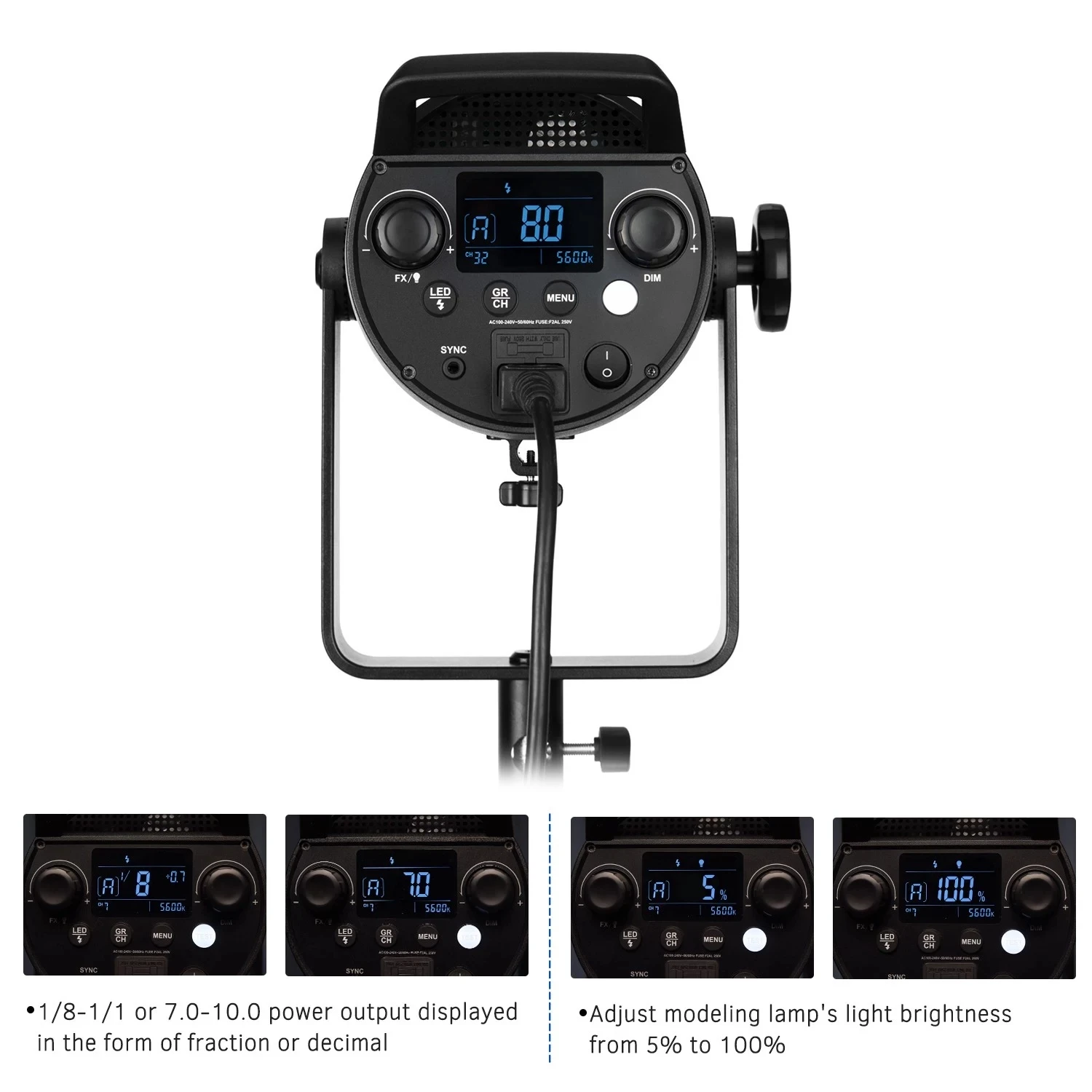 Godox FV200 High Speed Sync Flash LED Light description image 2