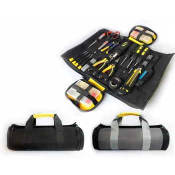 

Junejour 1PC Electrician Tool Bag Organizer ToolKit Rolled Plier Woodworking Portable Large Capacity Bags Multifunction