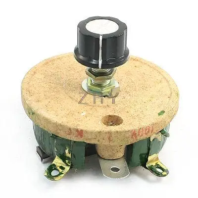 

Single Turn Resistor 100W 1K Ohm Rotary Taper Pot Ceramic Disk Rheostat