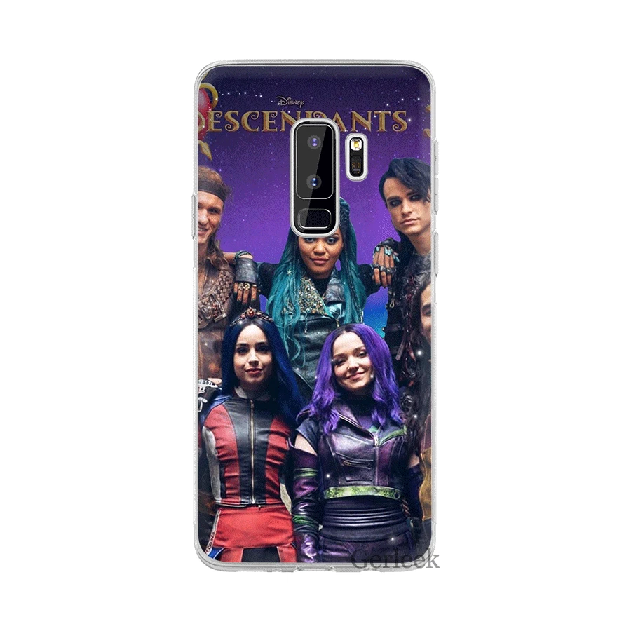 Мобильный чехол для телефона для Samsung Galaxy J1 J2 J7 J5 J6 J3 основной Жесткий Защитная крышка изображением героев фильма «наследники» 3