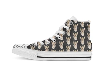 

Royal Sphynx Custom Casual High Top lace-up Canvas shoes sneakers Drop shipping