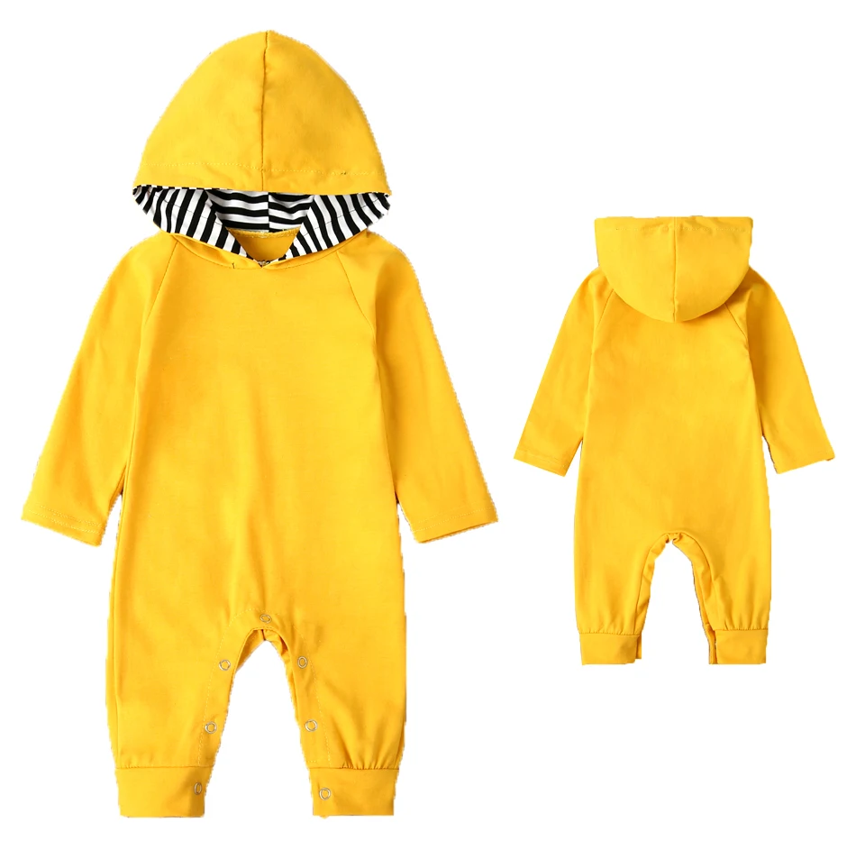 Комбинезон для маленьких мальчиков; осенне-зимняя одежда для новорожденных; комбинезон с длинными рукавами и капюшоном; одежда с героями мультфильмов для девочек; Одежда для младенцев