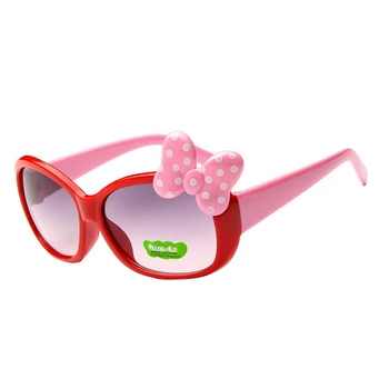 

Kids Toddler Cartoon Bowknot Sunglasses Cute Fashion UV Protection Sun Glass for Children Girls