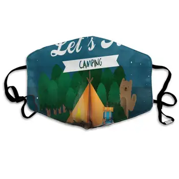 

Dustproof Washable Reusable Camping Design Mouth Cover Mask Protective Warm Windproof Mask