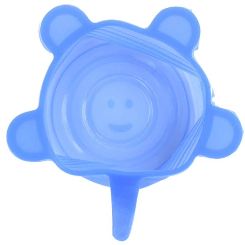 

Silicone Stretch Lids 6 Pack Different Size Stretchable Food Covers for Cups, Pots, Can,bowls,Dishes,Mugs,Jars