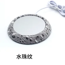  USB Wood Grain Cup Warmer Heat Beverage Cup Heater Mat Keep Drink Hot Warmer Cup Coasters Portable 