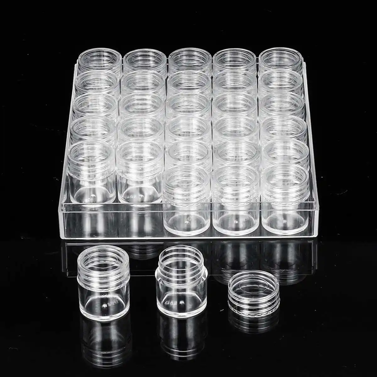 

30 Grids Diamond Painting Cross Stitch Embroidery Storage Box Bead Storage Bottle Tools Kits Diamond Painting Accessories Cases