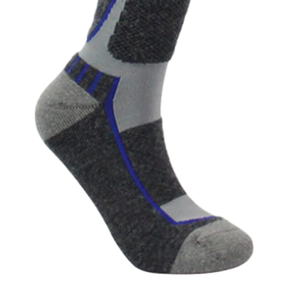 Adult Child Wool Blend Holding Winter Warm Ski Snow Stretchy Long Socks Winter Ski Socks