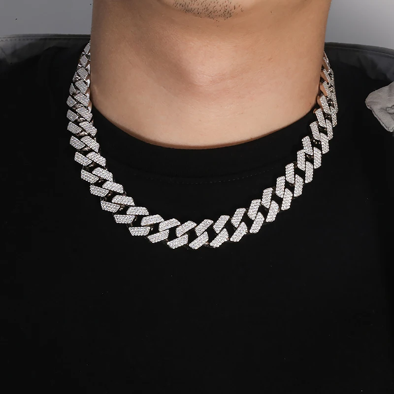 Cuban Link Chain Miami Necklace Jewelry 