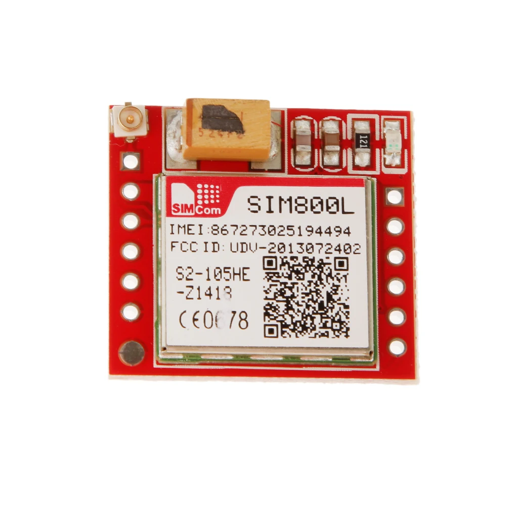 SIM800L GPRS GSM модуль карта MicroSIM ядро доска четырехдиапазонный бортовой порт TTL