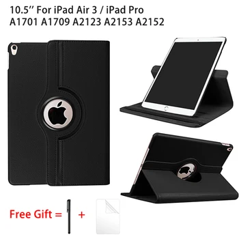 

Case for Apple iPad 10.5 Case For iPad Air 3 iPad Pro 2017 A1701 A1709 360 Degree Rotating Leather Smart Sleep Auto Awake Cover
