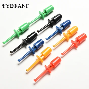 

5pcs 4.0cm Test Hooks Mini Clips for Logic Analyzers Single Hook Clip Grabber Test Probe for SMD IC Multimeter