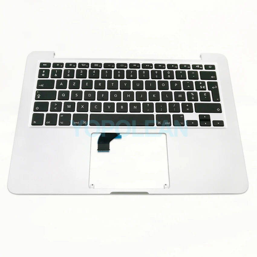 Оригинальная Французская клавиатура AZERTY Top Case Palmrest для MacBook Pro Retina 13 &quotA1502 Topcase 2015