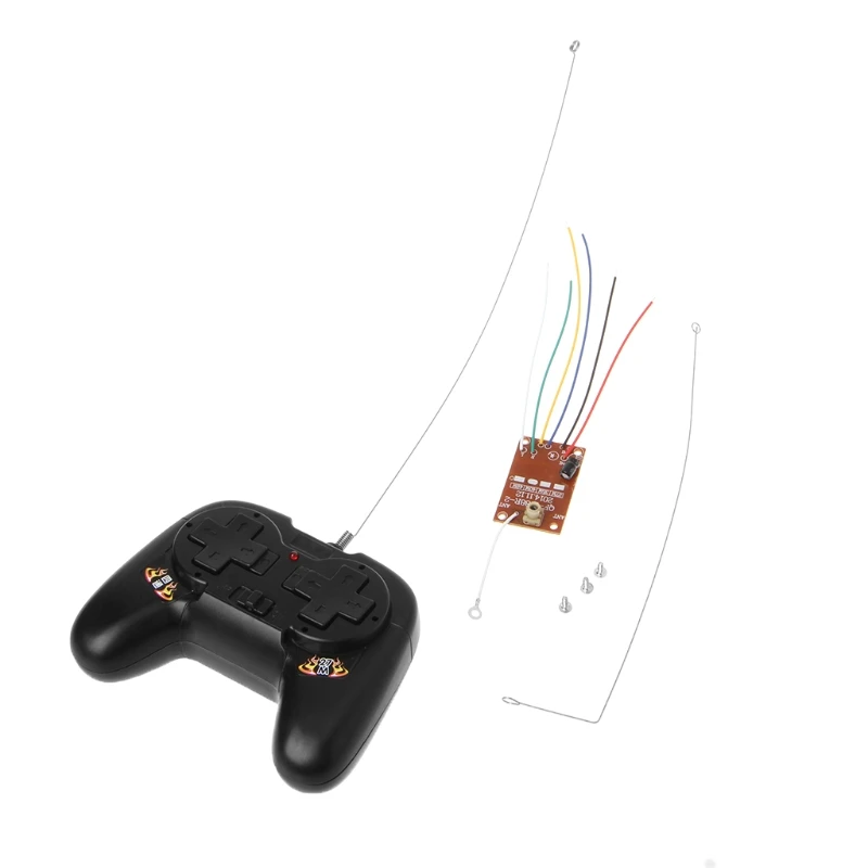 

8 Buttons 4CH Remote Control with Receiver Board 27Mhz Antenna for DIY SN-RM9