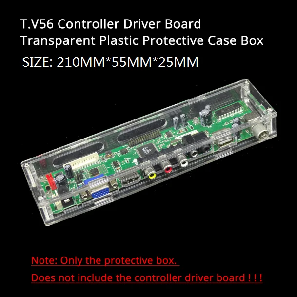 Caixa de Proteção Acrílica para m. Nt68676 tv 2av Edp Placa de Controle Led Lcd Kit de Driver de Painel Placa Transparente - Imagem 5
