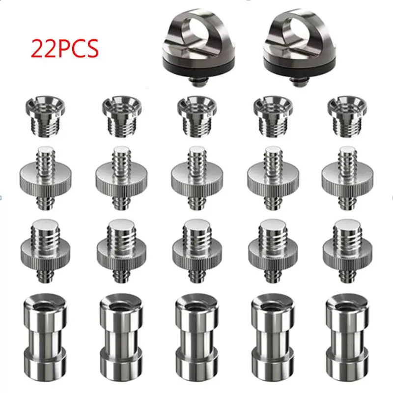 1Set 1/4 3/8 Inch Converter Threaded Screws Camera Adapter Mount PTZ for Tripod | Электроника
