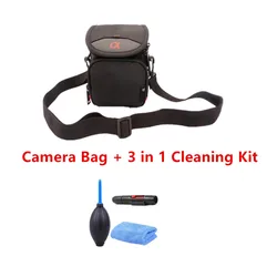 Universal Compact Camera Bag Case - Protective and Stylish Carrying Solution (Bag Cleaning Kit)