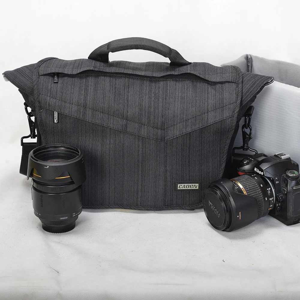 Caden Водонепроницаемый DSLR SLR камера сумка через плечо для Canon Nikon sony