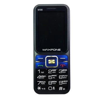 2,4 дюймов, мобильные телефоны, две sim-карты, 2G, GSM, мобильный телефон для пожилых людей, долгий режим ожидания, телефон для пожилых людей, FM, MP3, Bluetooth, русский язык - Цвет: Синий