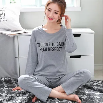 

Sleepwear Winter Autumn Pyjamas Women Carton Cute Pijama Pattern Pajamas Set Thin Pijamas Mujer 90S Dropshipping