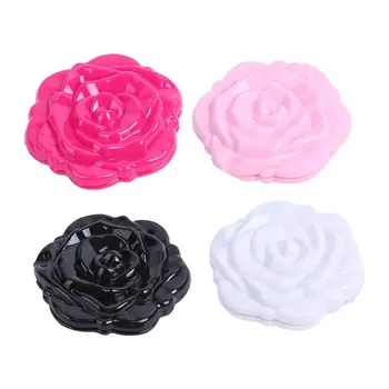 

4pc Mini Makeup Compact Pocket Floral Mirror Portable Two-Side Folding Make Up Mirror Women Vintage Cosmetic Mirrors For Gift